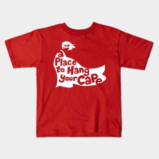 A Place To Hang Your Cape - Official logo Kids T-Shirt